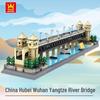 Wuhan Yangtze River Bridge 3D Puzzle Building Blocks
