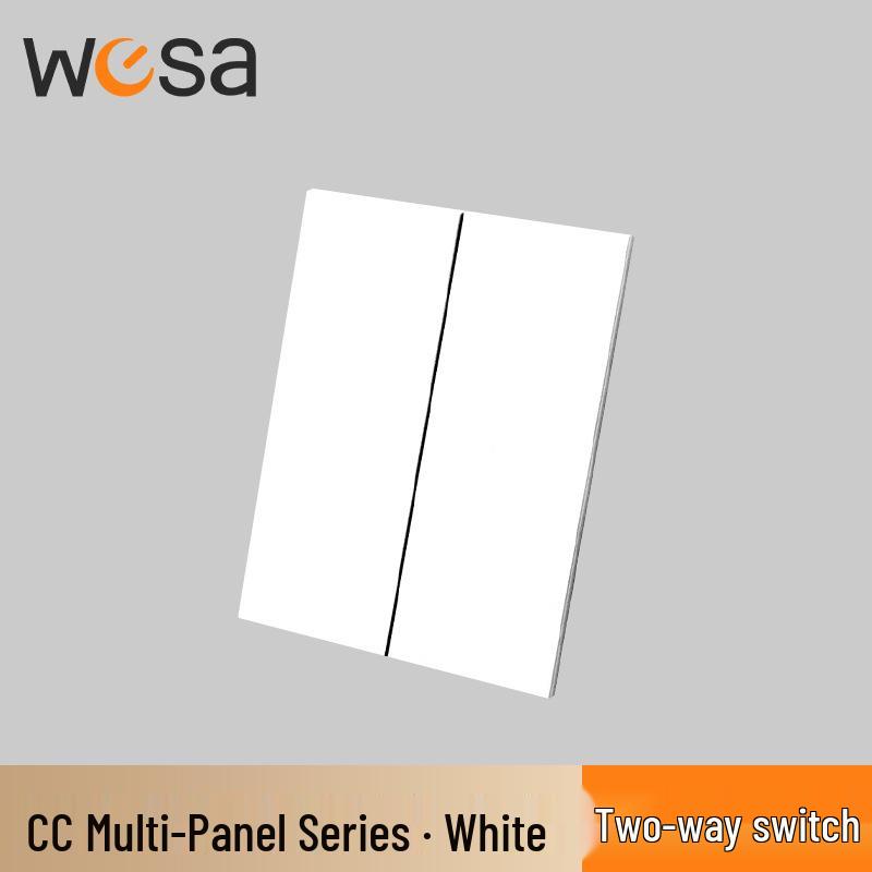 European Standard Multi-position Wall Socket with Flame Retardant Protection and Simple Design