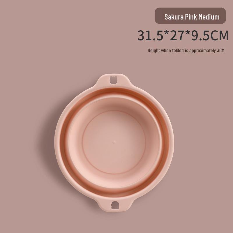 Portable Foldable Washbasin for Dorms, Outdoor Travel, and Household Use