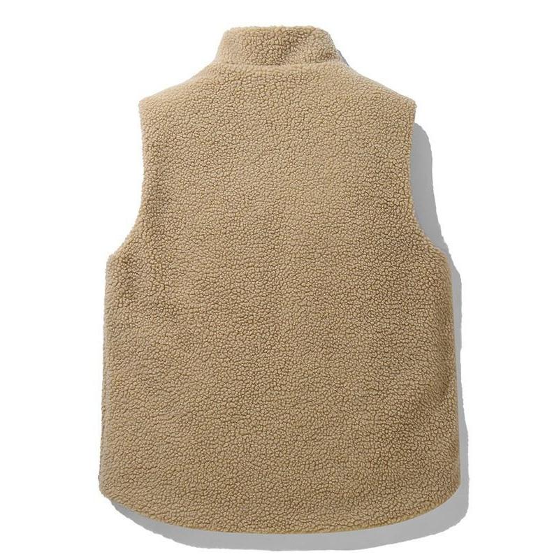 Gilet in pile di agnello taglia grande da uomo casual alla moda più gilet in pile più grasso per aumentare gilet di cotone gilet capispalla