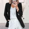 2022 Autumn/Winter Corduroy Cardigan - Slim Fit Solid Color Casual Professional Blazer