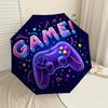 1PC game controller Umbrella-8-Rib Reinforced, Automatic Open, Lightweight & Durable, Cute Fashion Accessory for Outdoor, Beach, or Casual Use, Beach