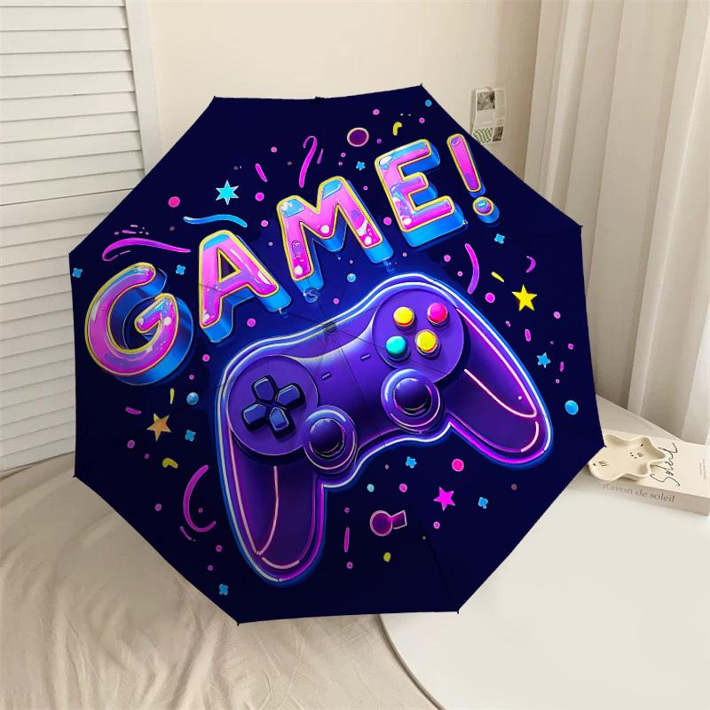 

1PC game controller Umbrella-8-Rib Reinforced, Automatic Open, Lightweight & Durable, Cute Fashion Accessory for Outdoor-A1264
