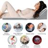 Adjustable Wedge Pillow Set with Cushion Memory Foam Bed Triangle Pillow for Acid Reflux, Back Pain Relief & Sleep Support