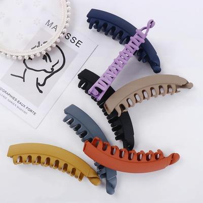 Accessories Fashion Frosted Barrettes Hairpins Hair Claws Ponytail Holder Banana Clip Hair Clips