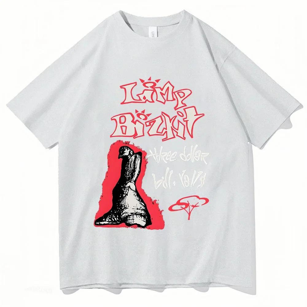 2026 Limp Bizkit Band Graphic Printing T-Shirt Hip Hop Men Women Cotton Short Sleeve Tee-Shirt Casual Oversized Street Tshirts Tops