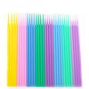100 Stücke Wimpernreinigungsbürste Wimpernverlängerung Micro Wattestäbchen Individuelle Wimpern Microbrush Beauty Makeup Clean Remover Tools