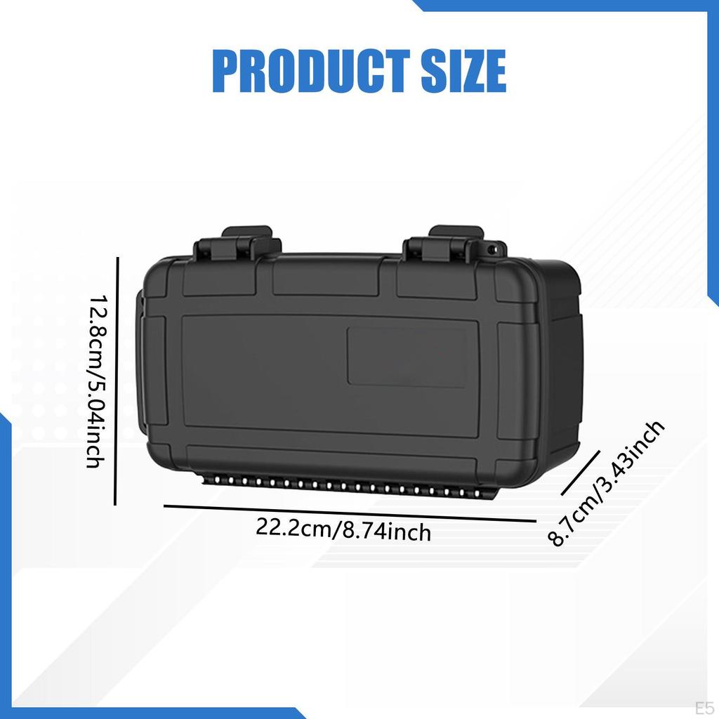 Tool Box Compact Camera Case Waterproof Container Hardware Organizer Multipurpose for Photography