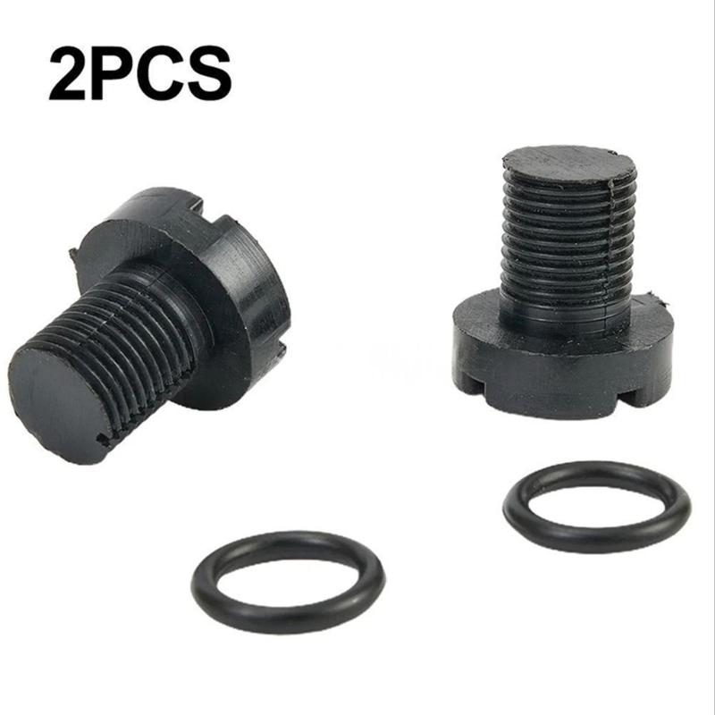 11537793373 Strong Plastic Vent Screws & O Rings Superior Material Coolant Air Bleed Screws with Seal Suitable for Car