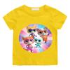 SuperKitties Kids Cartoon T-shirt Cotton Short Sleeve O-Neck Tops Boys Girls Clothes Y2k One Piece Anime Tees Summer Children