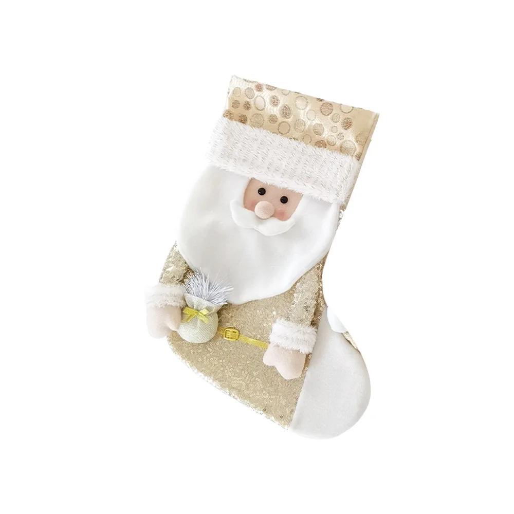 New Christmas Stockings, Santa Claus Velvet, Snowman, Reindeer, Fireplace Decorations, Holiday Gifts