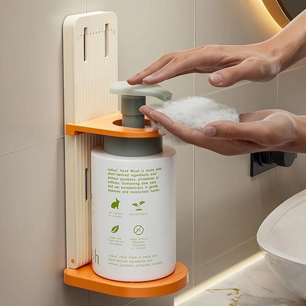 Adjustable Shower Rack Wall Mounted Shampoo Bottle Holder Multi-Purpose Bathroom Storage Rack