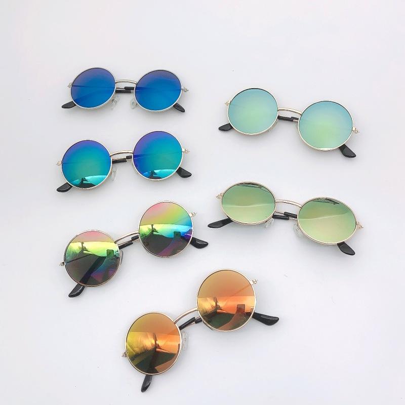 Children Sunglasses Cute Round Frame Children's Sunglasses Anti-uv Eyeglasses for Girl Boy