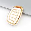 For Hyundai I10 I30 I40 Elantra Creta Ix35 Ix45 Tucson Santa Fe Rena Sonata 4 Buttons TPU Car Smart Key Case Cover Accessories