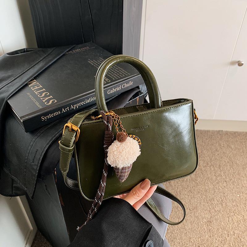 IELGY Autumn Winter All-Match Fashion Cross-Body Portable Bucket Bag