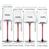 2pcs Hand-blown Champagne Goblet European Style Red Wine Cup Bar Tool Crystal Red Wine Glasses  Gift