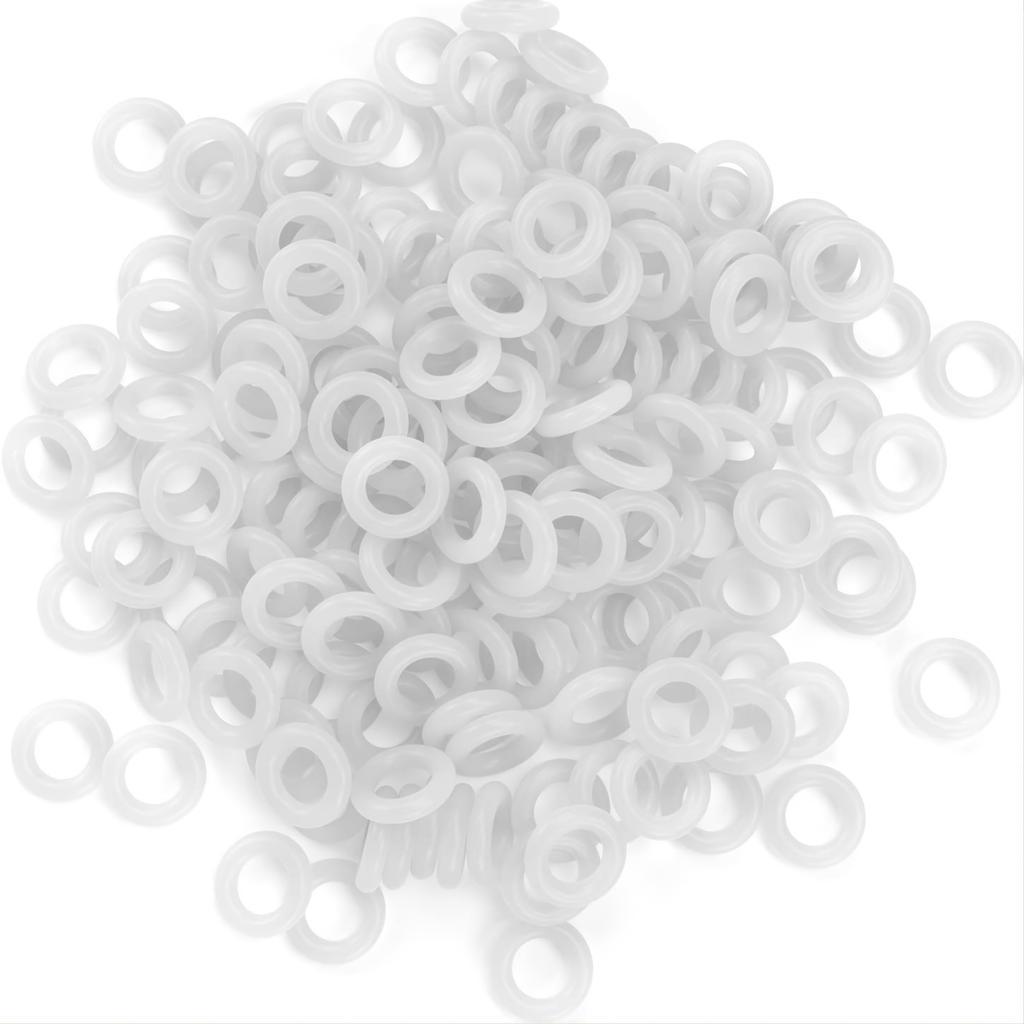 150pcs Rubber O Ring Switch Dampeners Damper Shock-Absorbing Silence Under Key Caps For Mx Mechanical Keyboard Clear Red Black