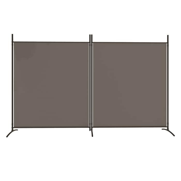 VidaXL Cloison de Séparation 2 Panneaux Séparateur de Pièce Pliable Diviseur Écran d'Intimité Paravent Décoration Salon 350276