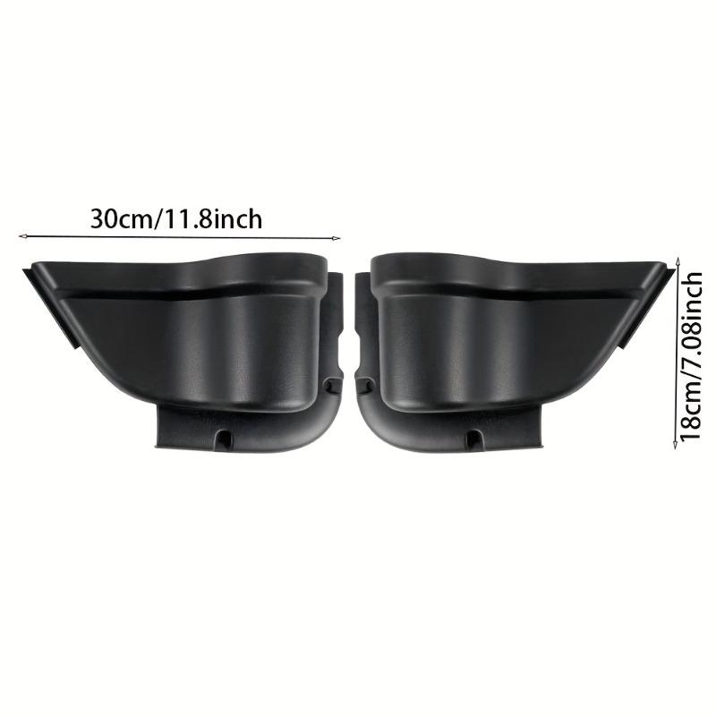 2pcs Front Door Storage Pockets,Door Side Insert Organizer Box For Jeep For Wrangler JK JKU 2/4 Door 2011-2018,Interior Storage Expansion Accessories