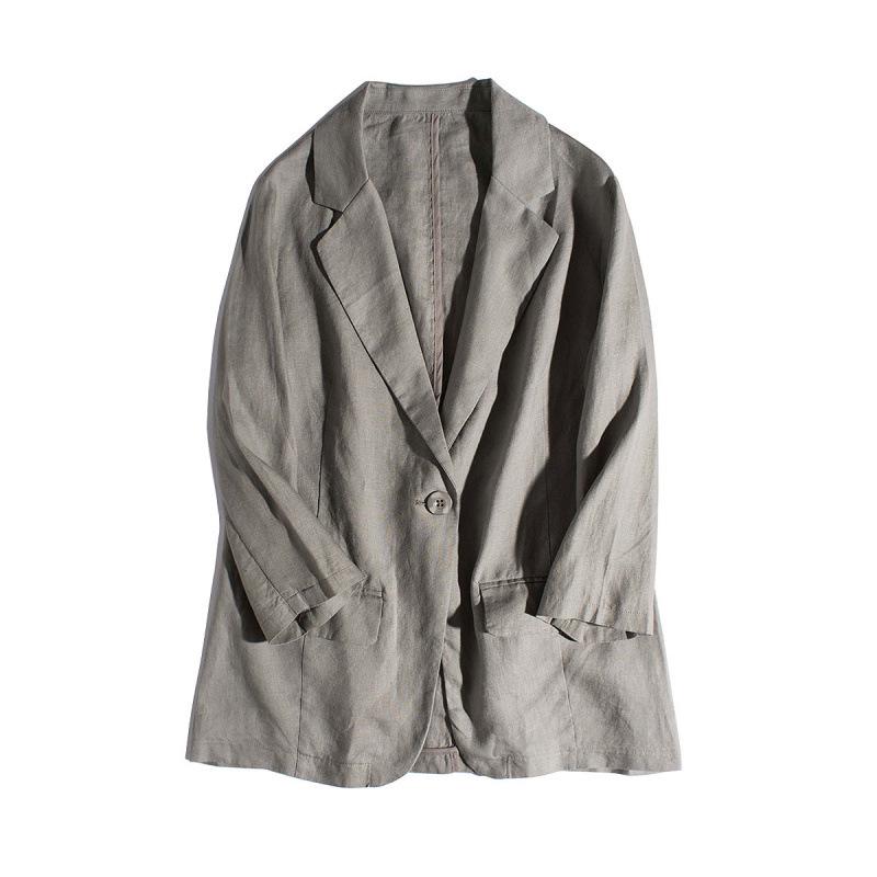 2026 Spring Women s Artistic Loose Casual Suit Jacket Double Extra Large