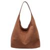 Large Capacity Bag Women's Autumn New Fashion Retro Matte Shoulder Bag Textured Commuter Armpit Bag