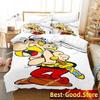 3D Gaul Hero Asterix Bedding Set Printed Bed Set With Pillowcase Duvet Cover Soft Single Double Queen Super King Size boys Adult