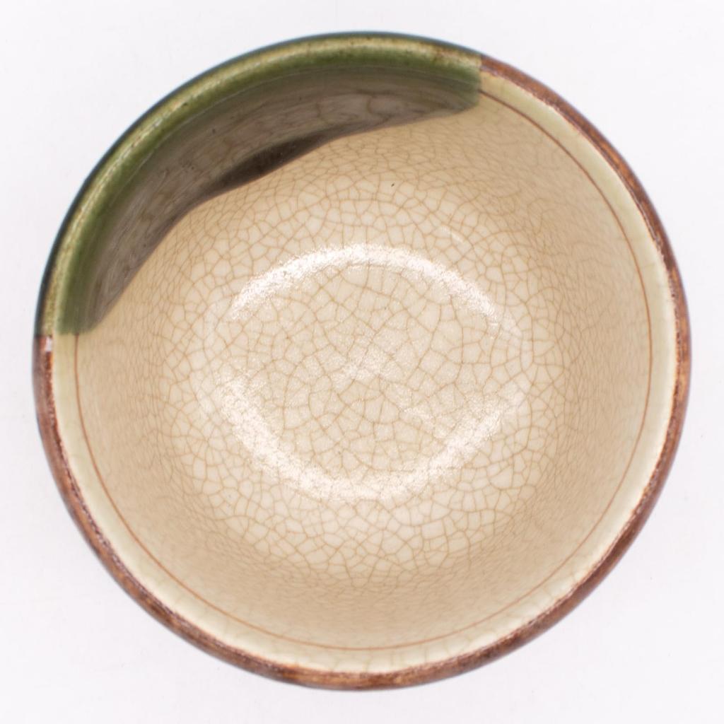 Seto Ware Oribe Kabak Tasarımı Çap x Yükseklik Kapasite Mikrodalga ve Bulaşık Makinesi Yapımı Ürün Çay Fincanı/Sencha Kasesi, 7.5cm 6.5cm, 150ml, Yeşil, Güvenli,