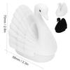 Jewelry Box Swan Shape Flocking Inside Retro Small Exquisite Unique Portable Earring Box for Christmas Birthday Gift Earring Box