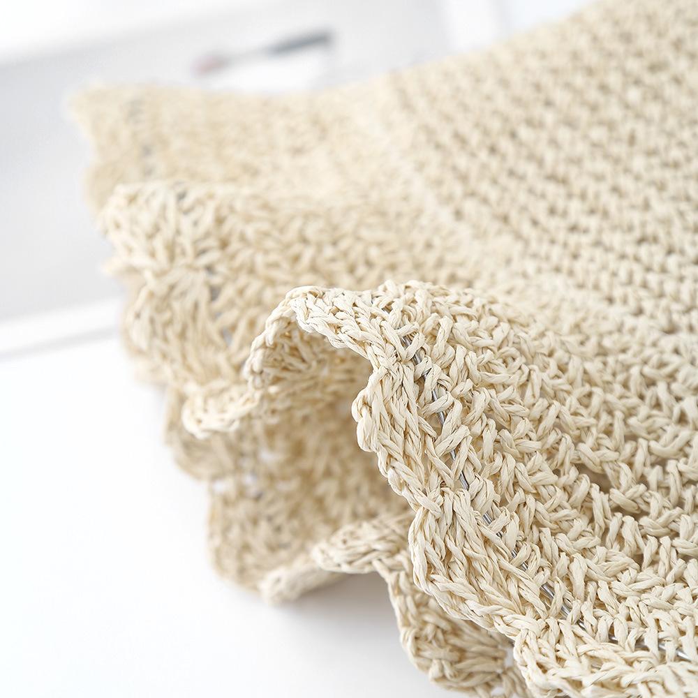 Pălărie de soare pentru femei, vară, Vintage, culoare solidă, protecție solară, accesorii de plajă, doamnă, pălărie de găleată, pliabilă, pălărie de soare, parasolar