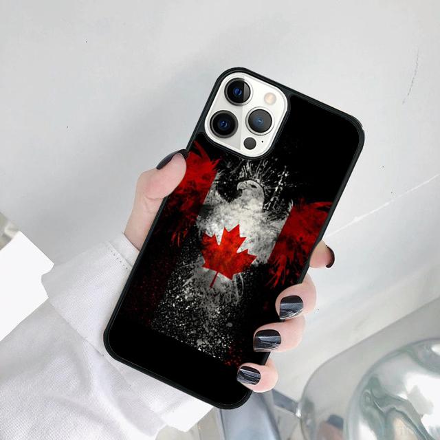 Canada Flag Phone Case Cover For iPhone 17 Air 15 Pro MAX 16 Plus 14 11 12 13 Coque