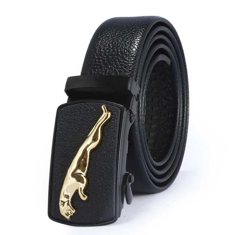 Men's Automatic Buckle Leather Belt - Business, Casual, and Durable Gift Option
