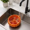 Swirl Bowl with Ghost Decor Halloween Bowl Center Berry Wash 360 Degree Rotating