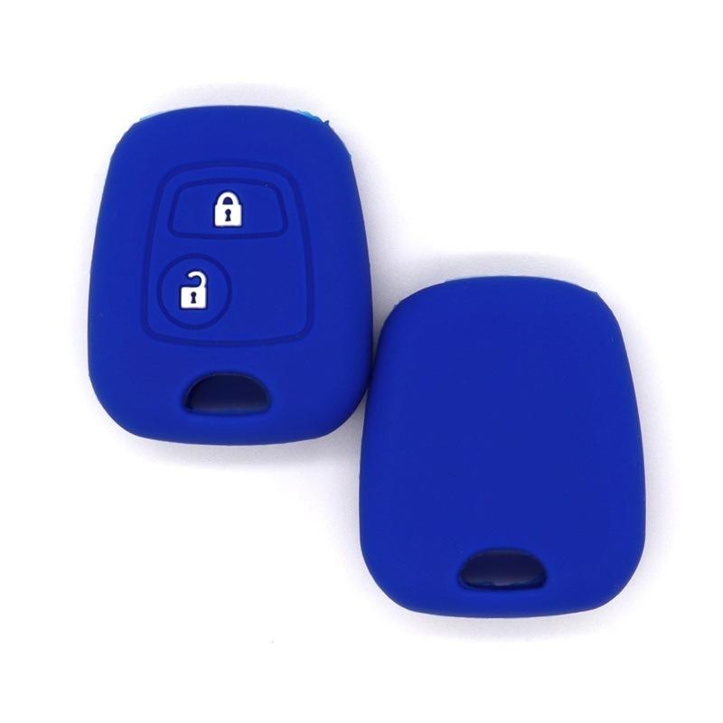 Suitable for Peugeot 108206301 straight 2-key silicone car key bag