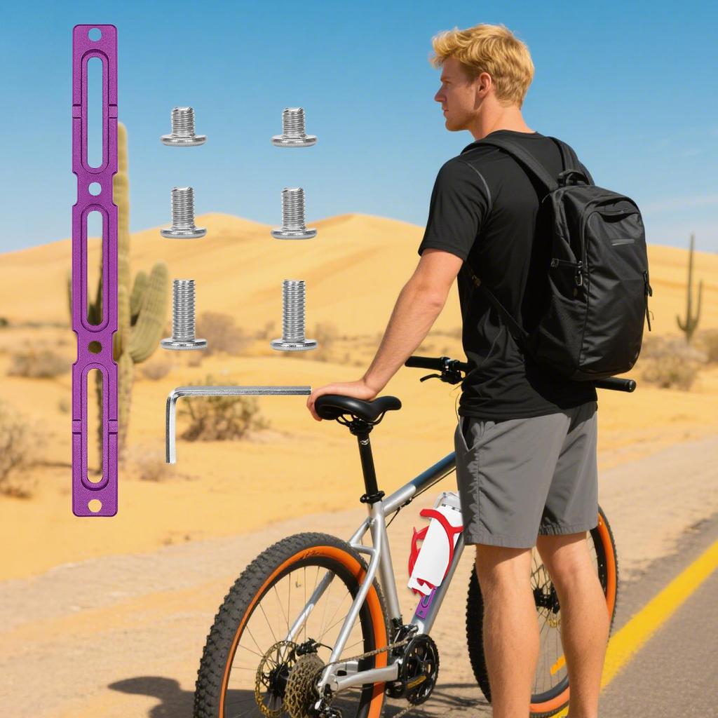 Bike Water Bottle Holder Adapter Cycling Flask Mount Bracket Adjustable Flask Cage Bracket For Motorcycle Road Cycling Urban