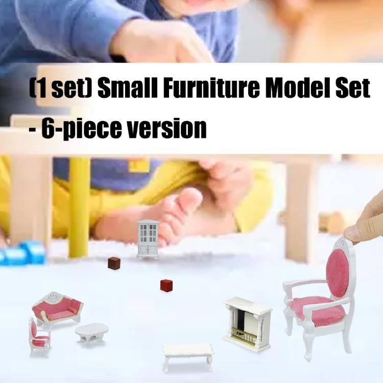Handmade Miniature Furniture Doll House Accessories For Living Room Scene Building Kids Pretend Play Craft Project Decors
