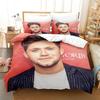 3D Print Niall Horan Bedding Set,Duvet Cover Comforter Bed Set Quilt Cover Pillowcase,King Queen Twin Size Boys Girls Adults