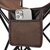Portable Outdoor Folding Chair - Ideal for Camping, Fishing, Beach, and BBQs with Durable Oxford Cloth Seat