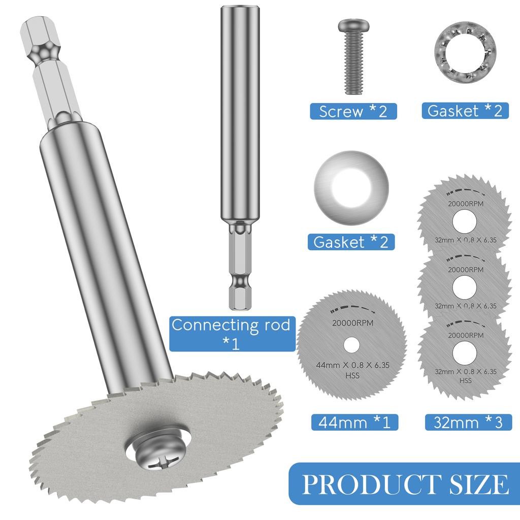 32/44mm Mini Circular Saw Blade ABS PVC Pipe Cutting Disc High Speed Steel Inside Pipe Cutter Blade Plumbing Repairing Tools