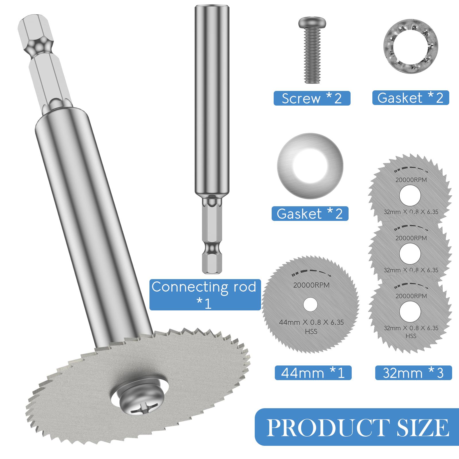 

22-50 mm Circular Saw Blade Set & Pipe Cutting Positioner ABS Pipe Cutting Disc High Speed Steel Inside Plumbing Repairing Tools