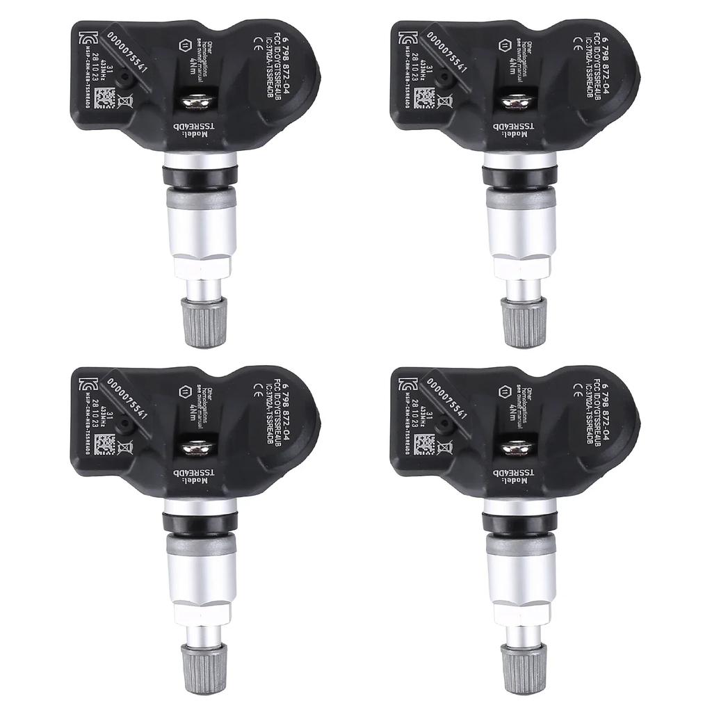Plastic Car Accessories Tire pressure sensor 4pcs Tire Pressure Sensors 36106798872 for BMW F06 F07 F10 F11 F12 F13 X1 X3 X4