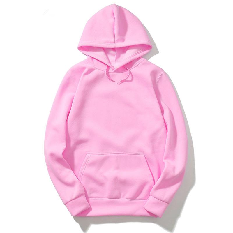 Felpa con cappuccio unisex più velluto 2023: Maglione Spesso, Monocolore, per Coppie per Autunno e Inverno