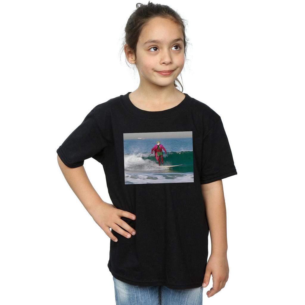 DC Comics Girls Batman TV Series Joker Surfing Cotton T-Shirt