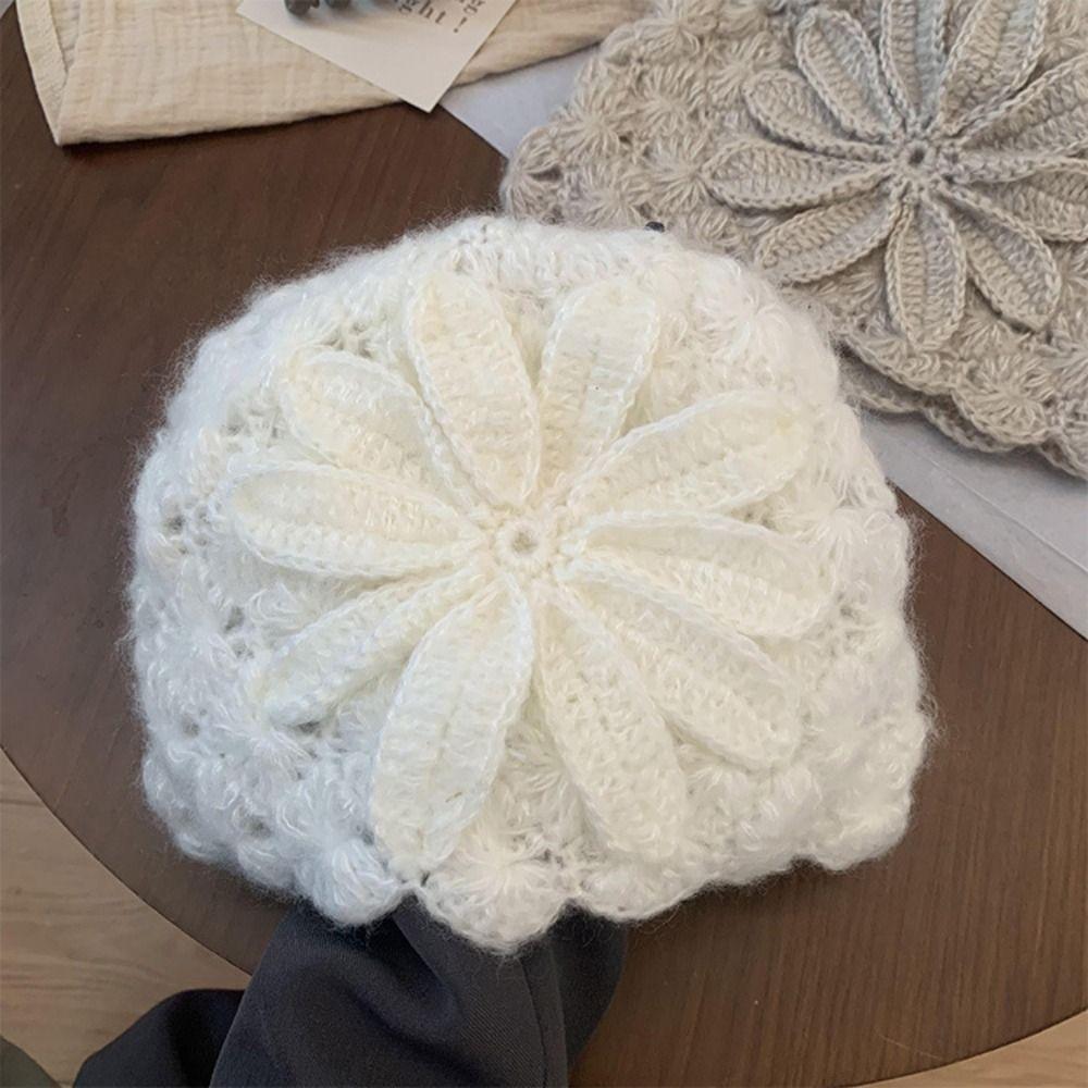 Bohemian Style Beanies Hat Thin Weave Cap Fashion Hollow Out Knitted Hat  Apparel Accessories