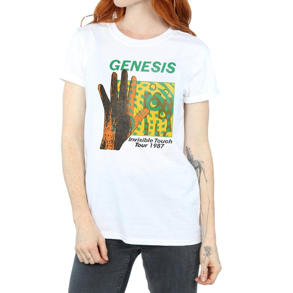 Genesis Womens/Ladies Invisible Touch Tour Cotton Boyfriend T-Shirt