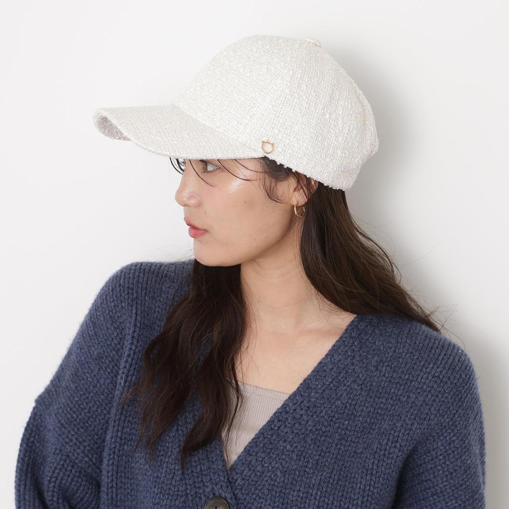 Moonbat PAUL & JOE ACCESSOIRES Tweed Cap, Monotone, Women's, 71270, White