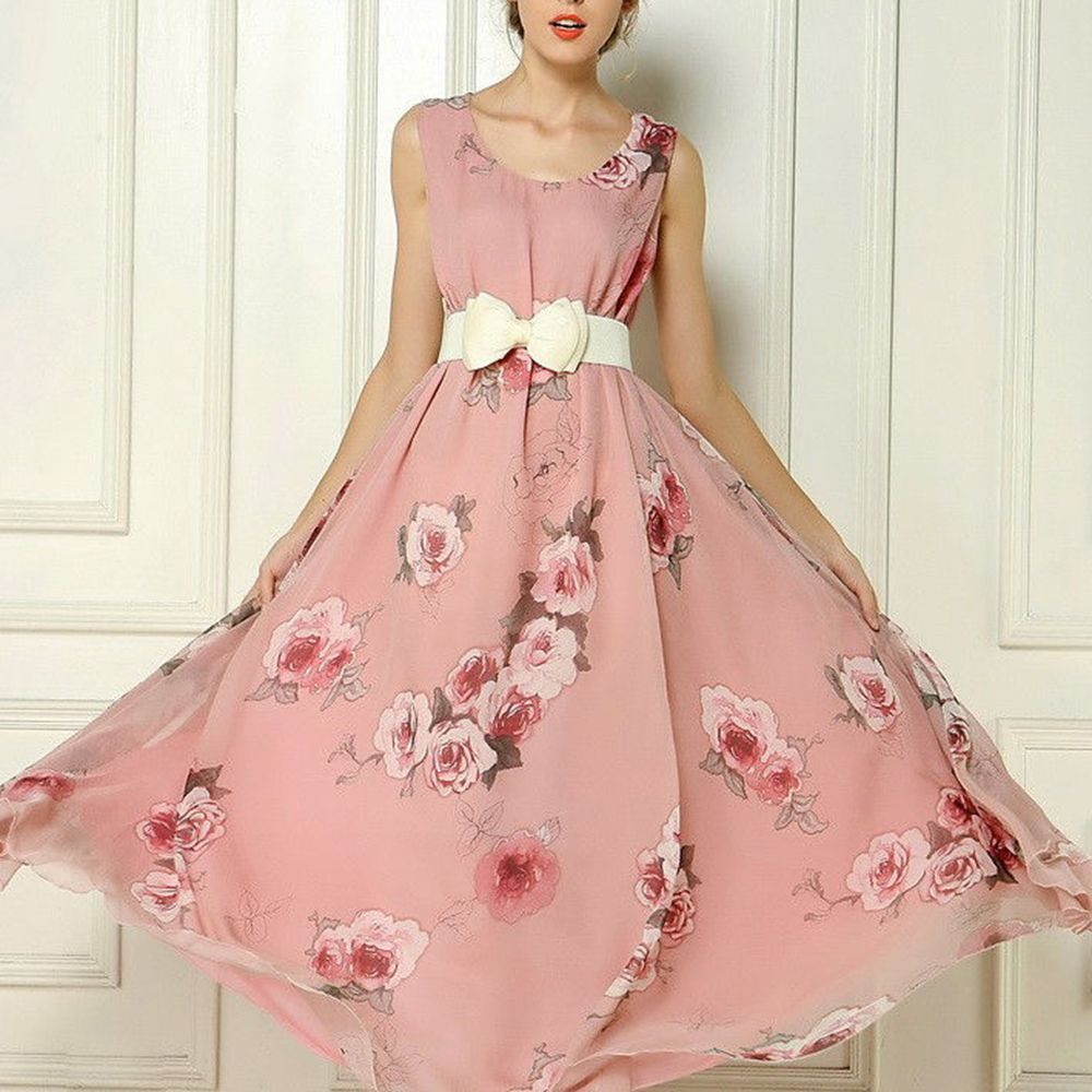 

Gift Wide Bowknot Waistband Stretch Buckle Waist Belt Bow Waistband