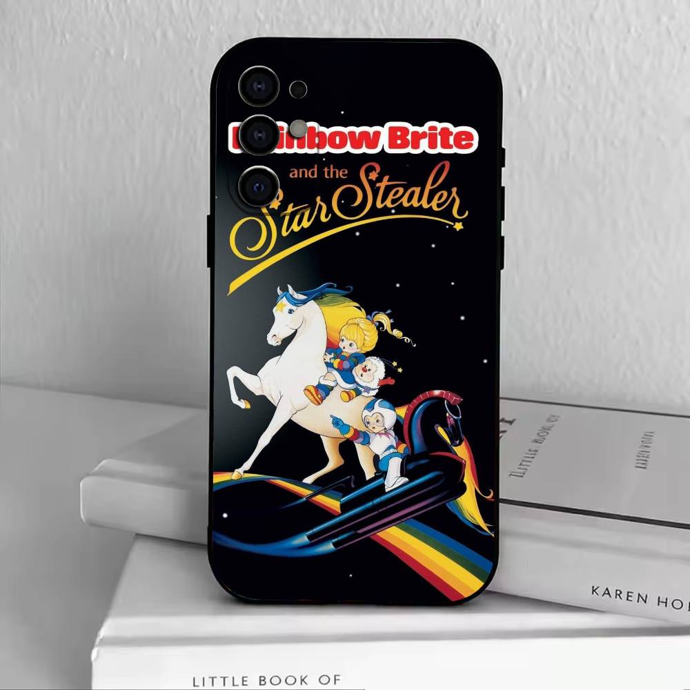 Color Kids Rainbow Brite  Phone Case For Samsung S25,S24,S21,S22,S23,S30,Ultra,S20,Plus,Fe,Lite,Note,10,Black Cover