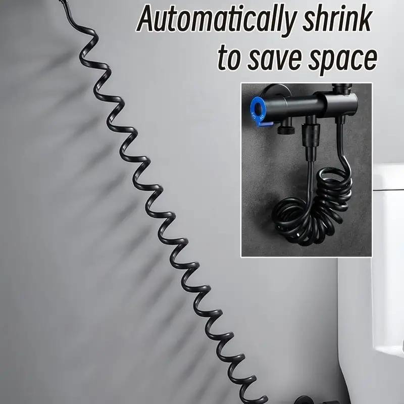 Flexibler Anti-Verdrehungs-Telefonleitung-Stil Badezimmer-Brauseanschlussrohr Feder-Duschschlauch Toiletten-Bidet Wasserleitungen