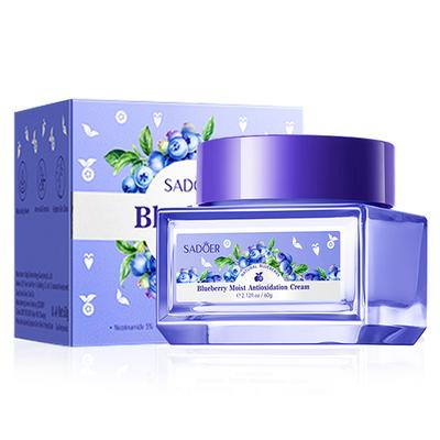 SADOER Blueberry Hyaluronic Acid Skin Brightening Cream Skincare Moisturizing Nourishing Facial Creams  Beauty Skin Care Product