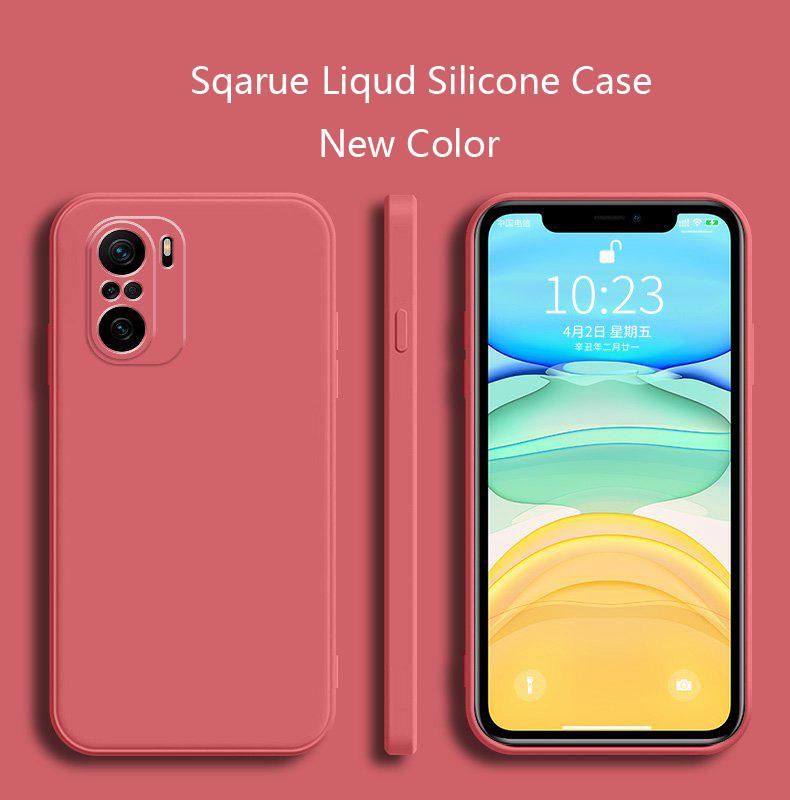 

Pure Color Square Silicone Phone Case for Xiaomi Redmi Note 10 10s 10T Cover Matte Case Note 10 Pro Max 4G 5G Protection Redmi Note 10 Pro Max